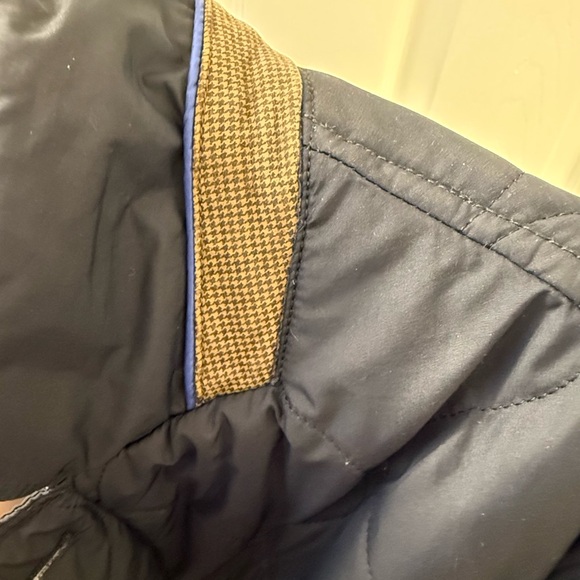 Massimo Dutti blue quilted puff jacket // classy Italian winter wear-size L - Picture 11 of 14